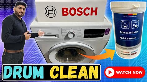 bosch series 6 drum clean.